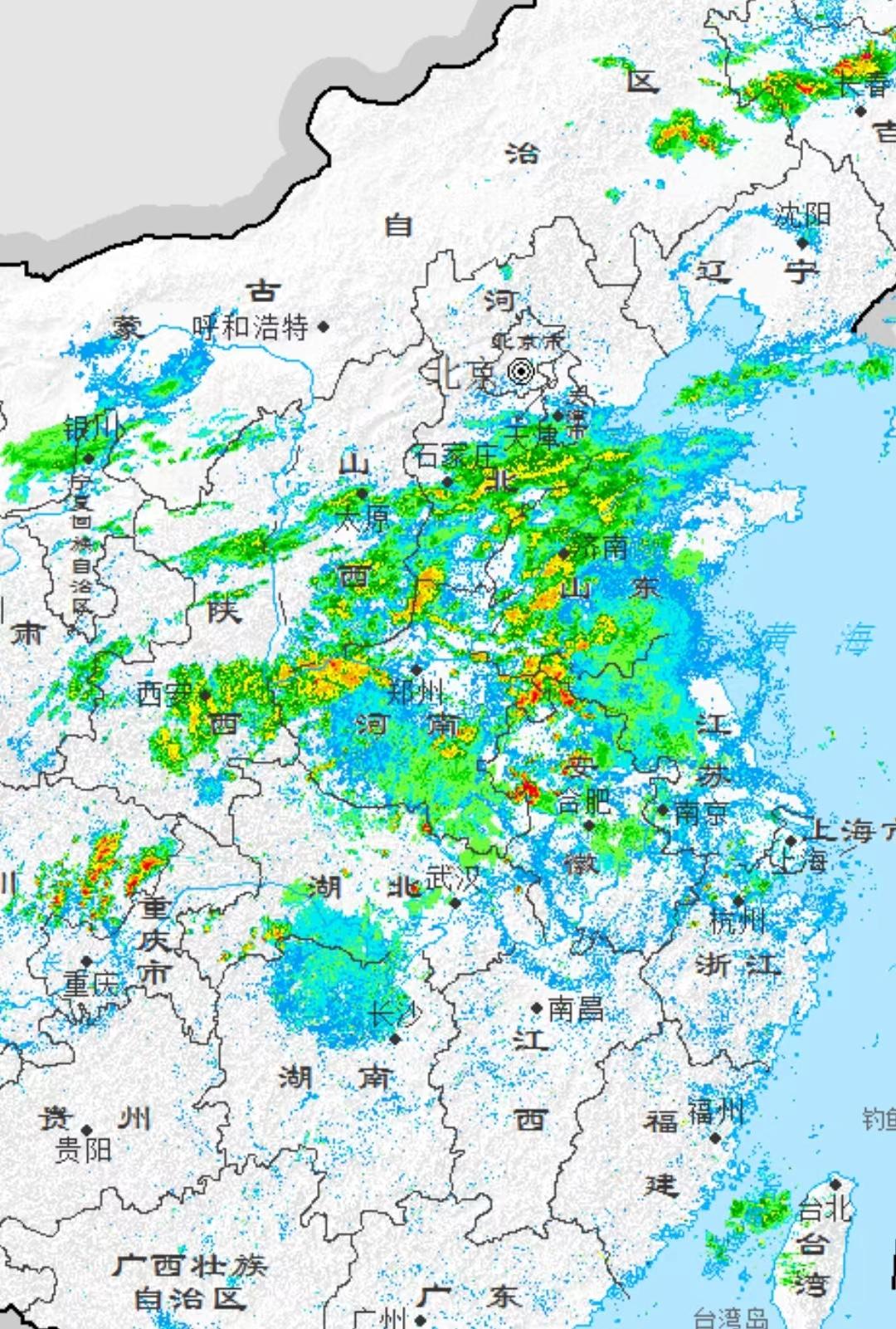 雷達(dá)降雨圖實(shí)時更新，掌握天氣變化，輕松應(yīng)對雨季
